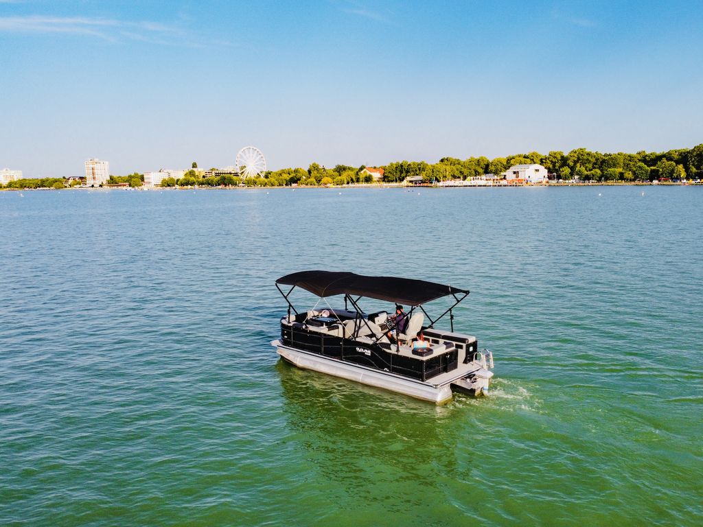 Elektromos Pontoon Hajóbérlés Balaton 3